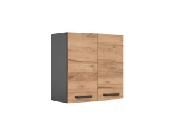 Vicco Hängeschrank R-Line Hängender Küchenschrank Goldkraft Eiche/Anthrazit 60 cm