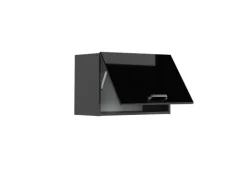 Vicco Hängeschrank R-Line Hängender Küchenschrank Schwarz Hochglanz/Anthrazit 60 cm Flach