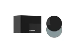 Vicco Hängeschrank R-Line Hängender Küchenschrank Schwarz Hochglanz/Anthrazit 60 cm Flach