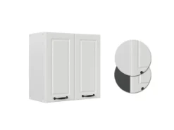 Vicco Hängeschrank R-Line Hängender Küchenschrank Weiß Landhaus/Weiß 60 cm