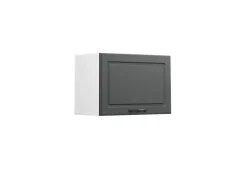 Vicco Hängeschrank R-Line Hängender Küchenschrank Anthrazit Landhaus/Weiß 60 cm Flach