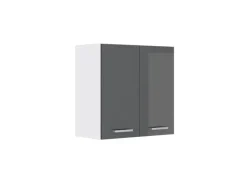 Vicco Hängeschrank R-Line Hängender Küchenschrank Anthrazit Hochglanz/Weiß 60 cm