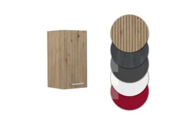 Vicco Hängeschrank R-Line Hängender Küchenschrank Artisan-Eiche/Goldkraft Eiche 30 cm