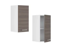 Vicco Hängeschrank R-Line Hängender Küchenschrank Grau/Weiß 30 cm