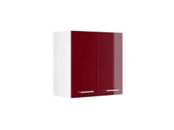 Vicco Hängeschrank R-Line Hängender Küchenschrank Bordeaux Hochglanz/Weiß 60 cm