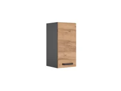 Vicco Hängeschrank R-Line Hängender Küchenschrank Goldkraft Eiche/Anthrazit 30 cm