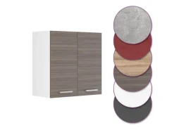 Vicco Hängeschrank R-Line Hängender Küchenschrank Grau/Weiß 60 cm