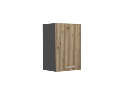 Vicco Hängeschrank R-Line Hängender Küchenschrank Artisan-Eiche/Anthrazit 40 cm