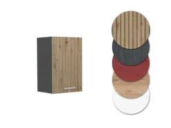 Vicco Hängeschrank R-Line Hängender Küchenschrank Artisan-Eiche/Anthrazit 40 cm