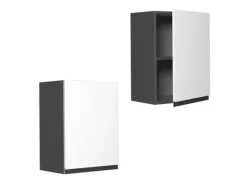 Vicco Hängeschrank R-Line Hängender Küchenschrank Weiß/Anthrazit 45 cm J-Shape