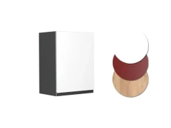 Vicco Hängeschrank R-Line Hängender Küchenschrank Weiß/Anthrazit 45 cm J-Shape