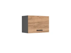 Vicco Hängeschrank R-Line Hängender Küchenschrank Goldkraft Eiche/Anthrazit 60 cm Flach