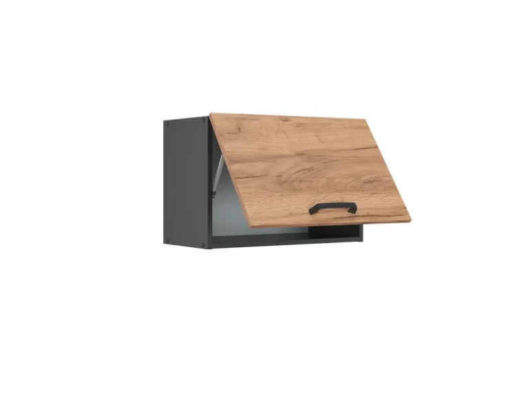 Vicco Hängeschrank R-Line Hängender Küchenschrank Goldkraft Eiche/Anthrazit 60 cm Flach