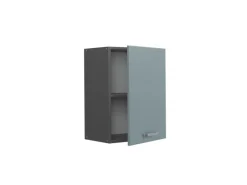 Vicco Hängeschrank R-Line Hängender Küchenschrank Blau-Grau/Anthrazit 45 cm