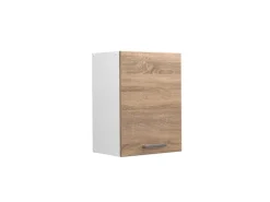 Vicco Hängeschrank R-Line Hängender Küchenschrank Sonoma/Weiß 45 cm