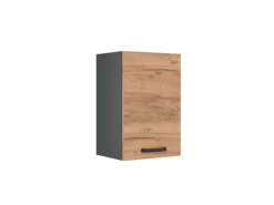Vicco Hängeschrank R-Line Hängender Küchenschrank Goldkraft Eiche/Anthrazit 40 cm
