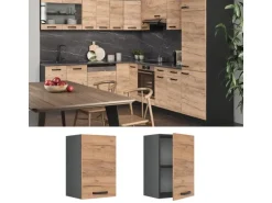 Vicco Hängeschrank R-Line Hängender Küchenschrank Goldkraft Eiche/Anthrazit 40 cm