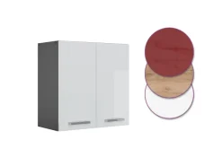 Vicco Hängeschrank R-Line Hängender Küchenschrank Weiß Hochglanz/Anthrazit 60 cm