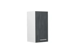Vicco Hängeschrank R-Line Hängender Küchenschrank Schwarz Beton/Weiß 30 cm