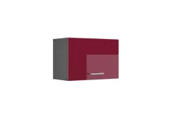 Vicco Hängeschrank R-Line Hängender Küchenschrank Bordeaux Hochglanz/Anthrazit 60 cm Flach
