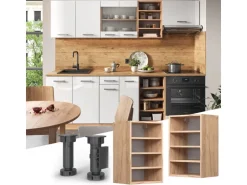 Vicco Hängeschrank R-Line Offener Küchenschrank Goldkraft Eiche 40 cm