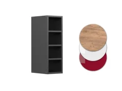 Vicco Hängeschrank R-Line Offener Küchenschrank Anthrazit/Anthrazit 20 cm