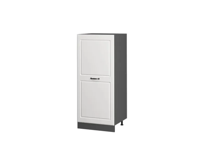 Vicco Hochschrank R-Line Küchenkommode Weiß Landhaus/Anthrazit 60 cm