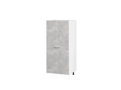 Vicco Hochschrank R-Line Küchenkommode Beton/Weiß 60 cm