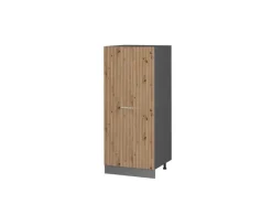 Vicco Hochschrank R-Line Küchenkommode Artisan-Eiche/Anthrazit 60 cm