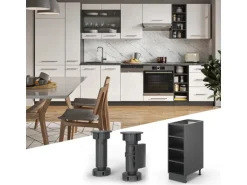 Vicco Küchenregal Fame-Line Offener Küchenschrank Anthrazit 30 cm AP Anthrazit