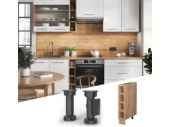 Vicco Küchenregal Fame-Line Goldkraft Eiche/Goldkraft Eiche 15 cm ohne Arbeitsplatte