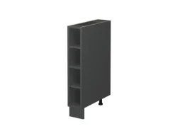 Vicco Küchenregal Fame-Line Offener Küchenschrank Anthrazit 15 cm ohne Arbeitsplatte