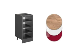 Vicco Küchenregal R-Line Anthrazit/Anthrazit 40 cm ohne Arbeitsplatte