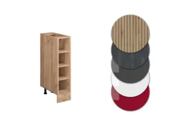 Vicco Küchenregal R-Line Goldkraft Eiche/Goldkraft Eiche 20 cm AP Anthrazit