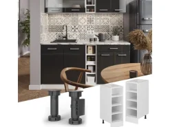 Vicco Küchenregal R-Line Offener Küchenschrank Weiß 30 cm ohne Arbeitsplatte