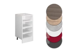 Vicco Küchenregal R-Line Offener Küchenschrank Weiß/Weiß 40 cm ohne Arbeitsplatte