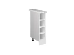 Vicco Küchenregal R-Line Offener Küchenschrank Weiß/Weiß 20 cm AP Marmor