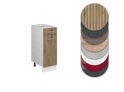 Vicco Küchenunterschrank R-Line Schubladenschrank für die Küche Artisan-Eiche/Weiß 30 cm AP Eiche