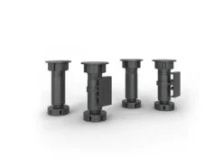 Vicco Rick Eckküche Anthrazit/Goldkraft Eiche 187 x 167 cm AP SchwarzRick ohne E-Geräte