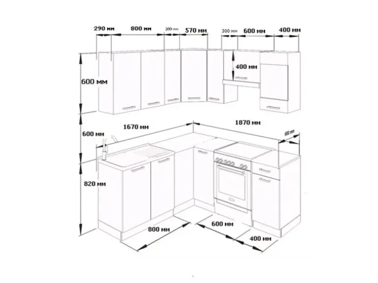 Vicco Rick Eckküche Weiß/Sonoma 187 x 167 cm AP MarmorRick ohne E-Geräte