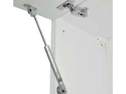 Vicco Rick Eckküche Weiß/Sonoma 247 x 167 cm AP Marmor mit LED-LeistenRick ohne E-Geräte