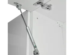 Vicco Rick Eckküche Weiß/Weiß Hochglanz 187 x 167 cm AP MarmorRick ohne E-Geräte