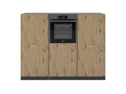 Vicco R-Line Küchenblock Artisan Eiche/Anthrazit 180 cm ohne Arbeitsplatte ohne E-Geräte