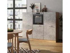 Vicco R-Line Küchenblock Beton/Goldkraft Eiche 180 cm ohne Arbeitsplatte ohne E-Geräte