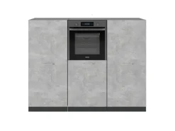 Vicco R-Line Küchenblock Beton/Anthrazit 180 cm ohne Arbeitsplatte ohne E-Geräte