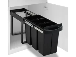 vidaXL Abfüllbehälter für Küchenschrank Ausziehbar Sofü-Close 36 L 664471