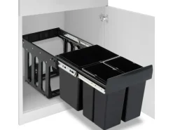 vidaXL Abfüllbehälter für Küchenschrank Ausziehbar Sofü-Close 48 L 664473