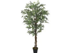 vidaXL Ahornbaum Künstlich 224 Blätter 80 cm Grün
