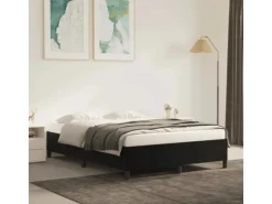 vidaXL Bettgestell Schwarz 140x200 cm Samt Modell 21398573