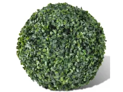 vidaXL Buchsbaumkugeln 2 Stk Künstlich Formschnitt-Kugel 27 cm